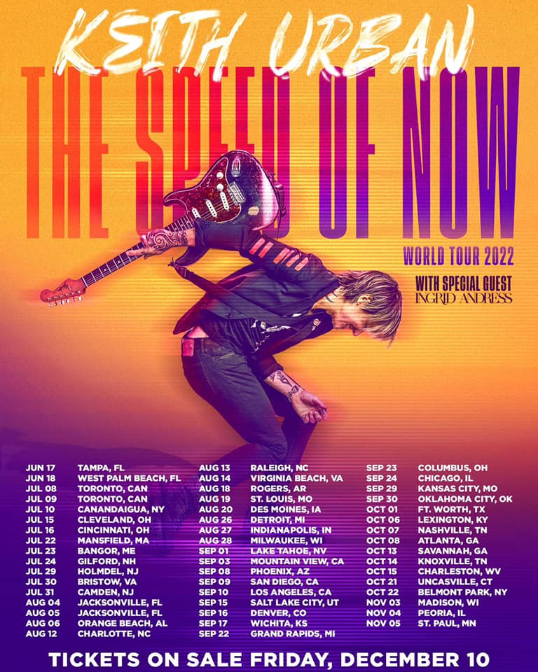 keith urban world tour dates